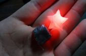 Origami estrellas LED Throwie