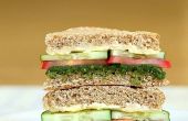 Sándwich de ensalada de menta fácil - relleno de hambre baja en calorías