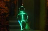 Brillante LED Stickman traje