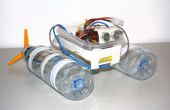 Construir un barco de robot con botellas de agua