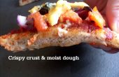 Al vapor Pizza libre de Gluten (crujiente de Bagel-tipo de corteza)