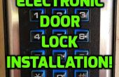 Cerradura de puerta electrónica instalación DIY! 