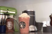 Terciopelo rojo de Starbucks y Frappucinos caramelo