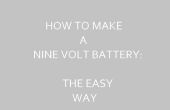 ¿Cómo hacer una batería de 9 voltios