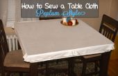 Coser un paño de mesa de estilo Peplum