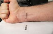 Imprimir algo en la piel: sello del tatuaje/del partido