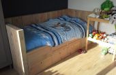 Reciclado de madera de la cama