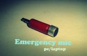 Micrófono de emergencia DIY para pc y laptops
