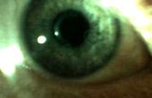 Proyección de imagen los ojos con una webcam