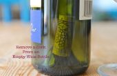 Cómo: Obtener un corcho de una botella vacía de vino
