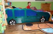 Transformar la cama en coche - anti pantalla niño :)