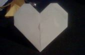 Cómo hacer un corazón de papel con soporte de