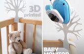 ÁRBOL del bebé: 3D impresos montaje de cámara de cambio rápido para un Monitor de bebé