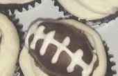 Super Bowl Cupcakes con Oreo y trufas de queso crema