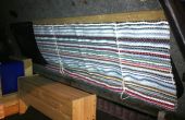 DIY trapo alfombra enrollable persianas
