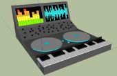 DJ sintetizador hecho en Google sketchup