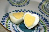 Yo 'corazón' huevos! Cómo hacer huevos hervido en forma de corazón