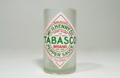 Vaso botella de Tabasco