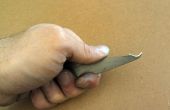 Hacer un destripador de la costura de costura de una hoja de Sierra de cinta