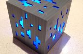 Lámpara de mineral de diamante de Minecraft (impresión 3D)