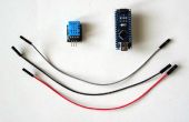 Arduino Nano: Temperatura y humedad DHT11/DHT21/DHT22 Sensor módulo Visuino