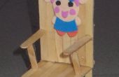 Miss La Sen silla de arte de palo