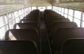 Eliminación de asientos del autobús escolar