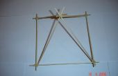 Cómo construir una pirámide de pinchos de bambú