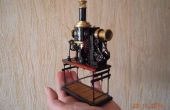 Un modelo en miniatura de la "linterna mágica"