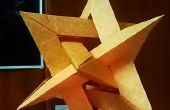 Gasherbrum - 4 triángulos - origami modular - en intersección sin cola