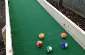 Mesa de bola alfombras al aire libre (también llamado canal de la bola)