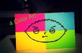 4 arte de cartulina color - Stewie Griffin