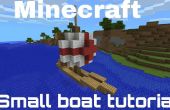 PE de Minecraft - Tutorial de barco de pesca pequeño! 