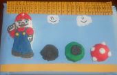 Mario, seta, Goomba y tubo de pasteles