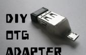 Adaptador DIY OTG (On-The-Go) de un Cable de teléfono USB viejo