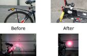 Cómo para montaje asiento Post bici luces a un portaequipajes