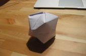 Origami: hacer un globo de papel. 