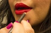 Tips para usar lápiz labial de larga duración, rojo