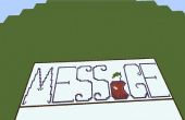 Tablero de mensajes de Minecraft
