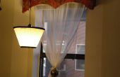 Cheap and Easy Fabric Covered Window Cornice
