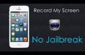 Pantalla de registro en iPhone sin Jailbrake