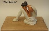 Escultura en cerámica: Llanto bailarina