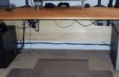 Sencillo escritorio de madera contrachapada (escritorio 1.0)