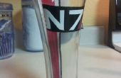 N7 masa efecto vidrio de cerveza
