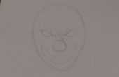 Cómo dibujar un rostro de Klown asesino