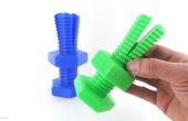 Imposible imprimir en 3D perno y tuerca
