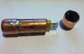De cobre de lápiz usb / flash drive con tubo de vacío