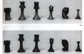 Readymake: Piezas de ajedrez de Duchamp (recreaciones en 3D de fotografías)
