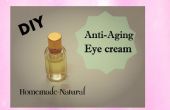 DIY Anti envejecimiento ojos crema casera natural