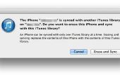 Sincronizar iPhone con iTunes otra biblioteca sin borrar datos (2 pasos)